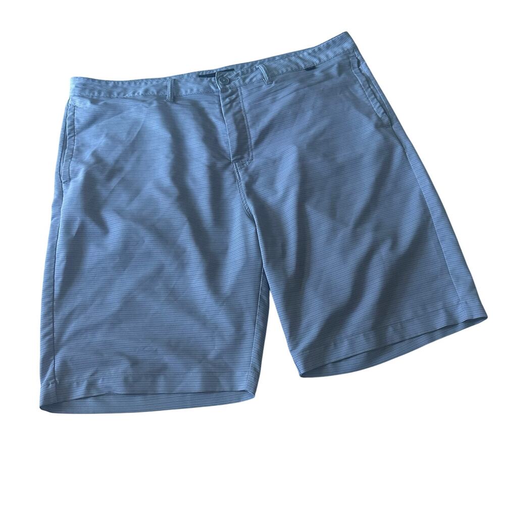 Travis Mathew Gray Striped Golf Shorts - Size 40